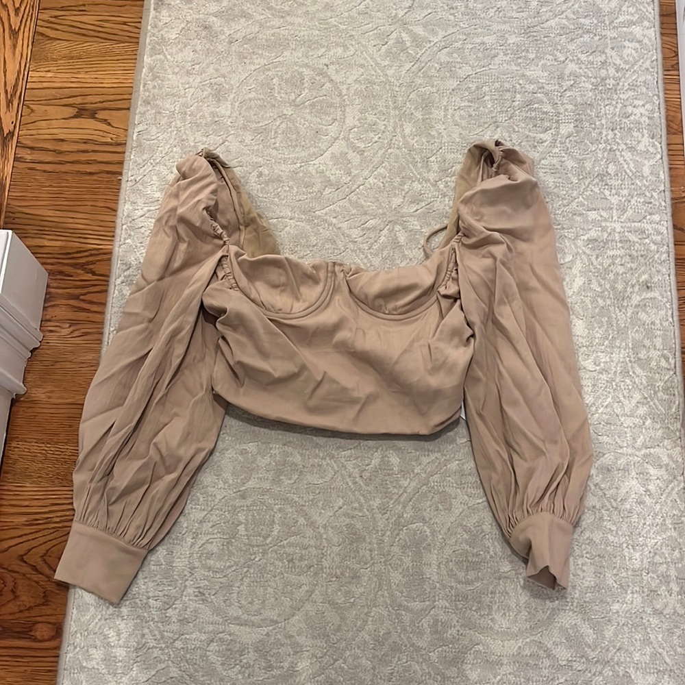 Majorelle tan blouse, new with tags